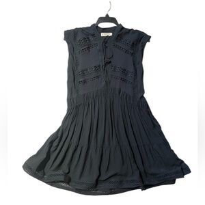 Lucky Brand Black Lace Detail Dress Size L